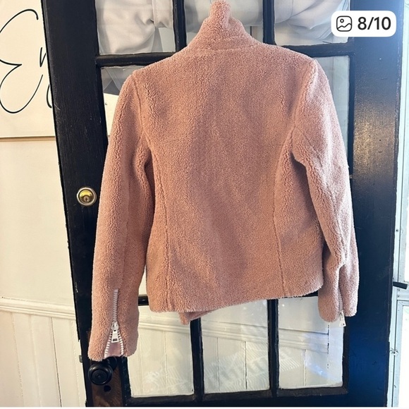 Mother The Mini Pocket Rider Jacket in Tough Girl Blush - Picture 8 of 10